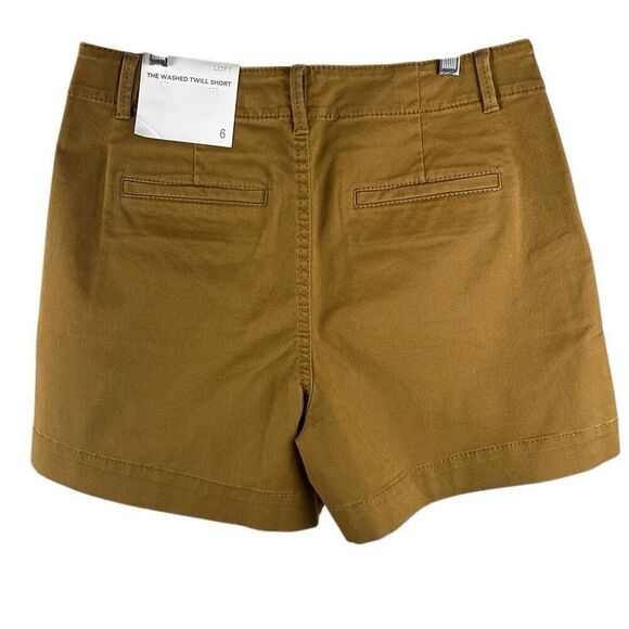 NEW LOFT Washed Twill Short 6 - Picture 2 of 8